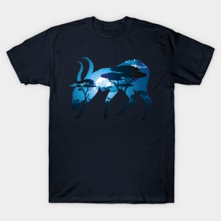 Night Landscape with Antelopes T-Shirt